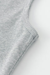 Women's stylish form-fitting sleeveless tank top