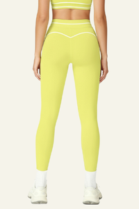 Stripes adorn tight-fitting sport pants.