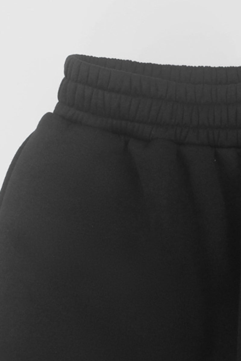 Women Letter Print Sweatshirt & Pants Set