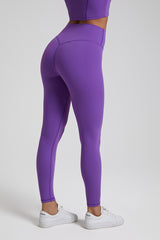 Solid High-Waisted Sports Leggings