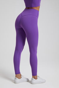 Solid High-Waisted Sports Leggings