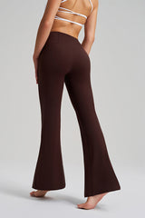 Women High-Waist Flared Butt-Lifting Naked-Feel Yoga Leggings