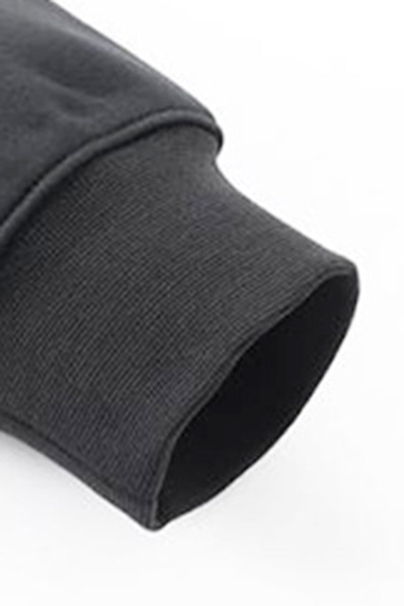 Men Heavyweight Cotton-Blend Crewneck Sweatshirt