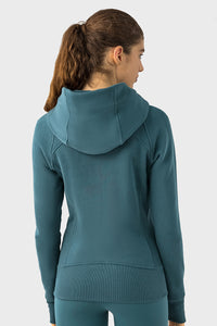 Women'S Zip Sport Hooded Jacket