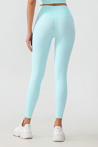 Women Free Size Nude Hip Lifting Shaping Fitness 9/10 Yoga Pants