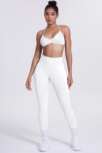 Women's Seamless Sports Bra Athletic Leggings Two-Piece Set