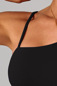 Women Asymmetric Single-Strap Quick-Dry Sports Bra