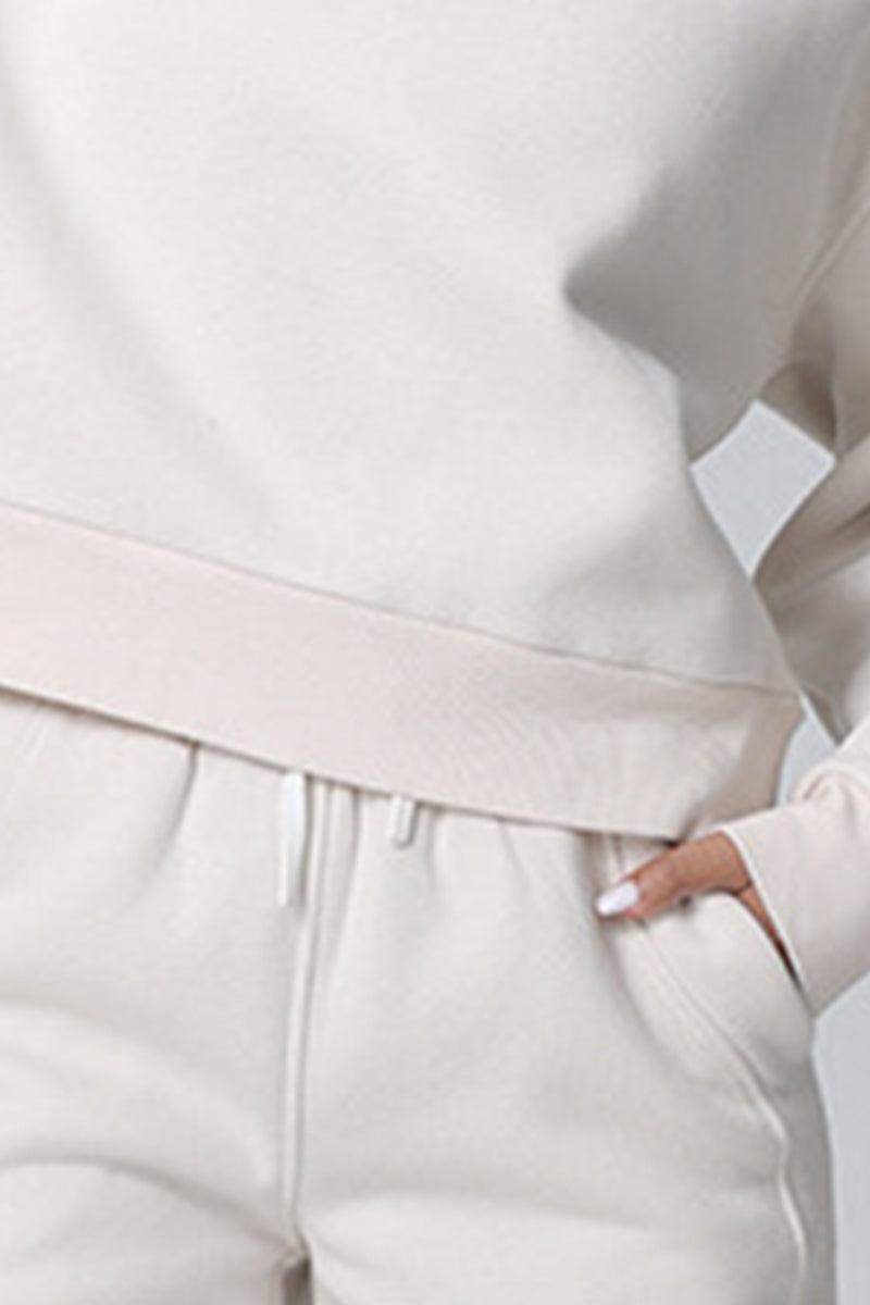 Women Brushed Round Neck Sport Top