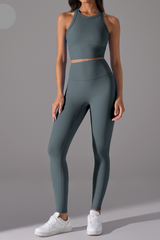 Women High Intensity Sports Bra Seamless Workout Yoga Set