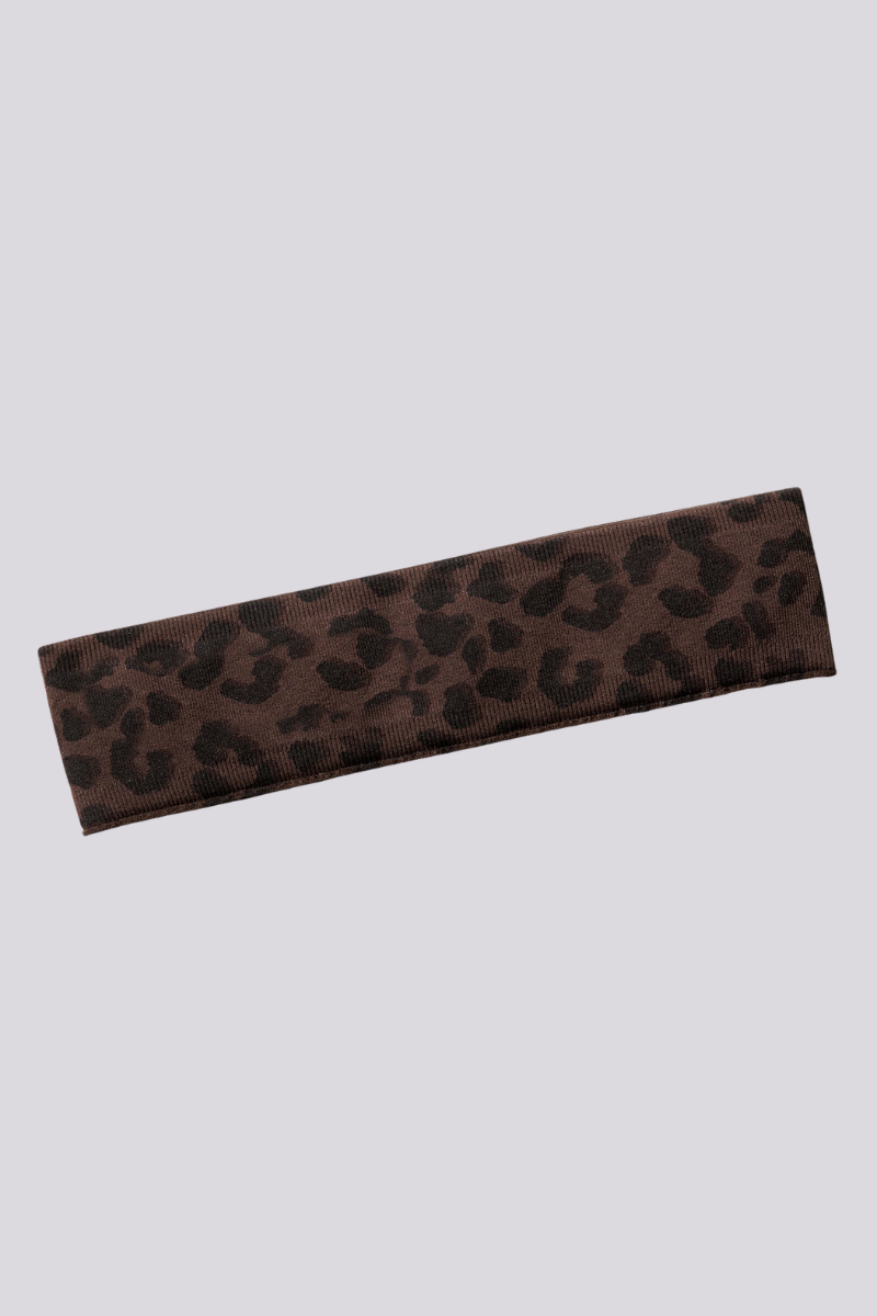 Women's Seamless Leopard-Print High Stretch Headband
