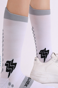 Non-Slip Cushioned Quick-Drying Long Running Socks