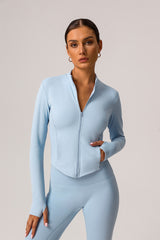 Women Solid Light Fleece Jacket