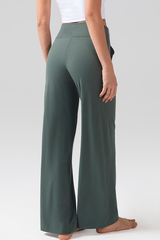 Women's Summer Drawstring  Quick-Dry Wide-Leg Yoga Pants