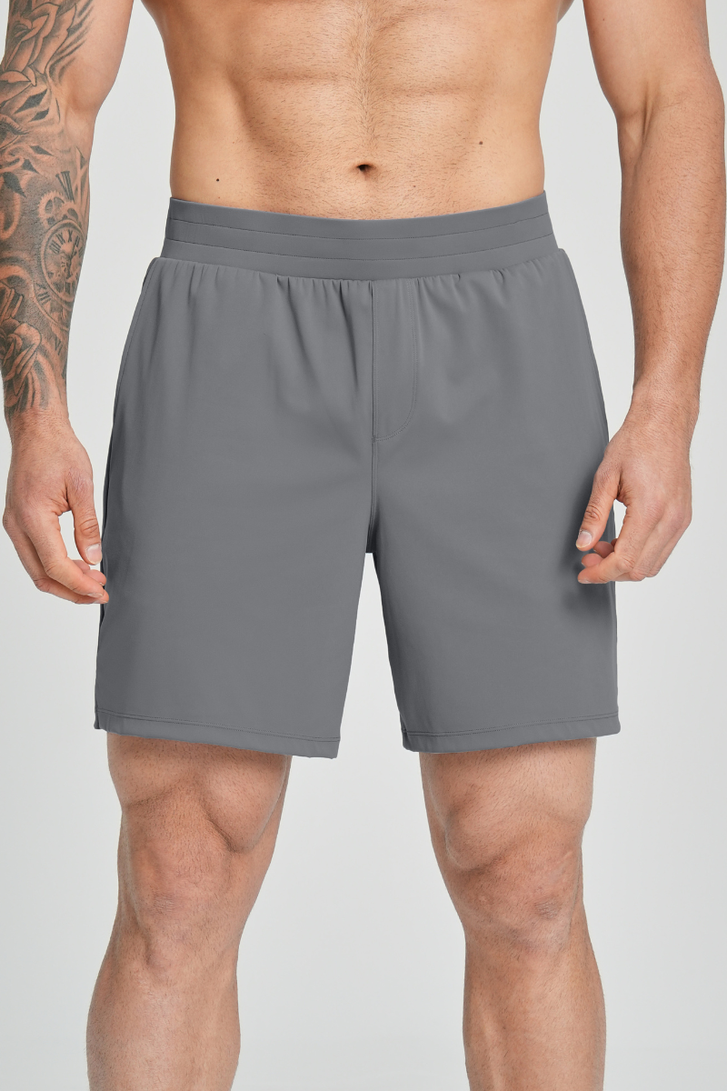 Men's Brushed Side Pocket Casual Sport Shorts
