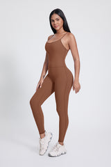 Women'S Sports Dance Y-Line Beauty Back Tight-Fitting Bodysuit