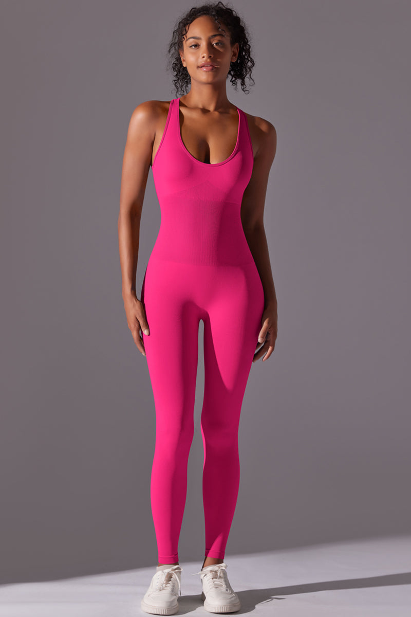 Seamless Women'S I-Back Yoga Sport Jumpsuit