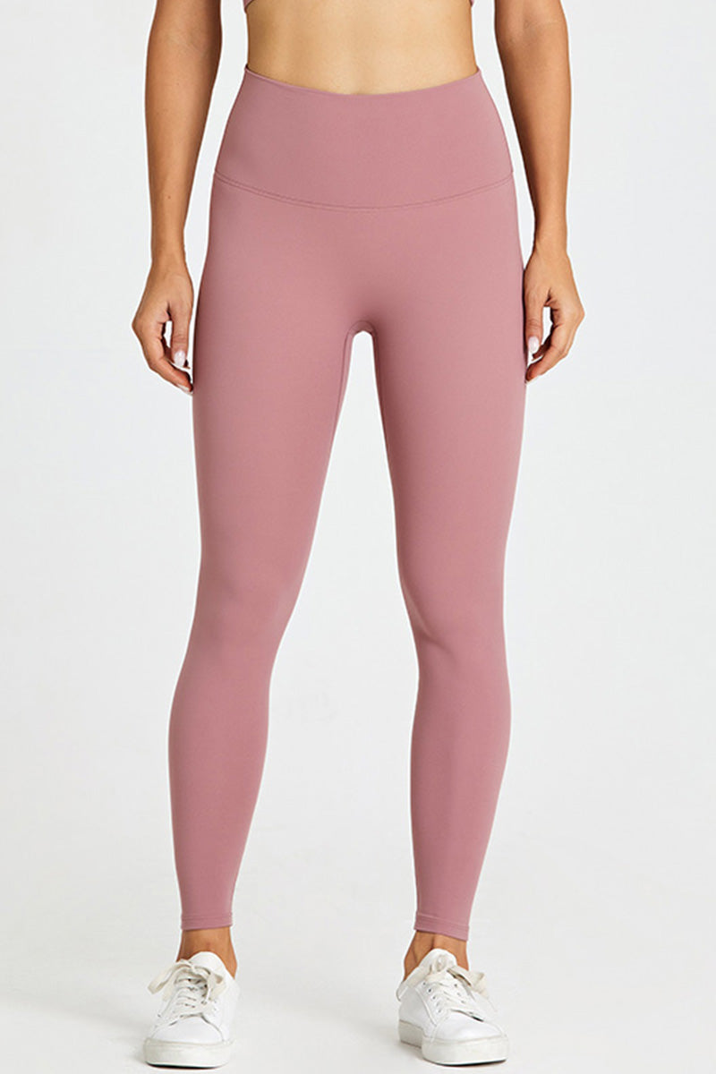 Solid High-Waisted Leggings