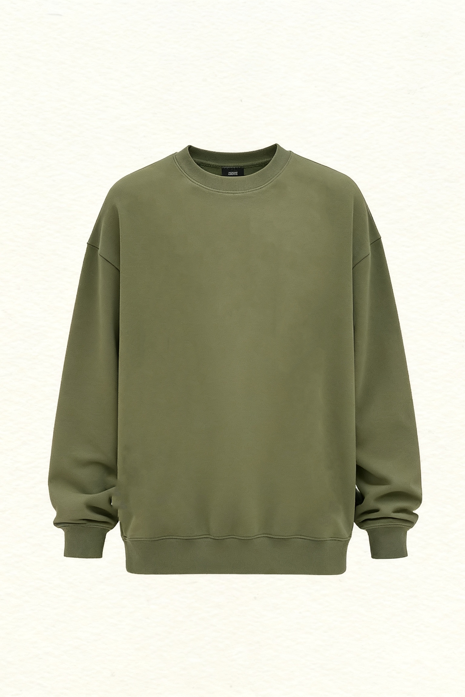Men/Women Unisex Heavyweight 305G Cotton Retro Long Sleeve Tee