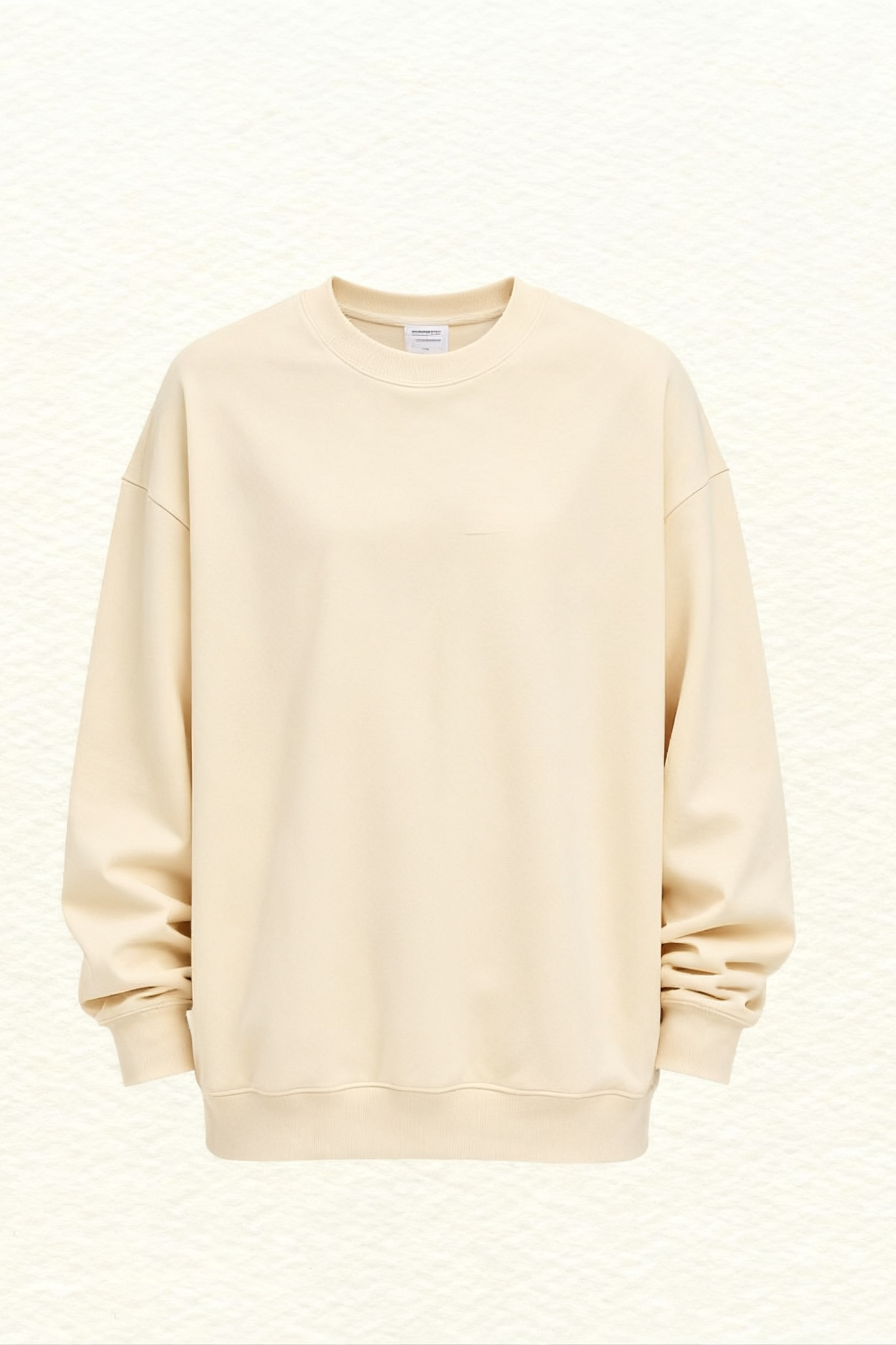 Men/Women Unisex Heavyweight 305G Cotton Retro Long Sleeve Tee