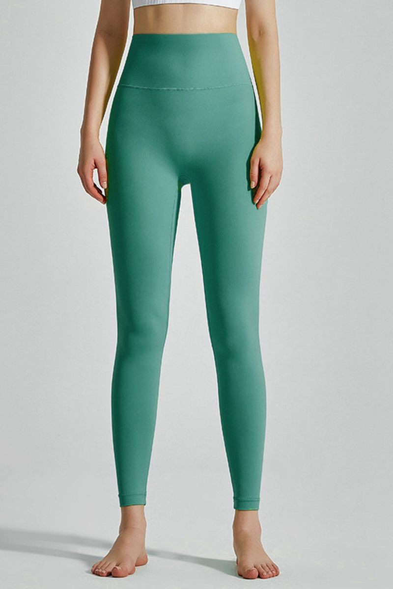 Women's High-waist shaping Tucking Nine-inch Leggings