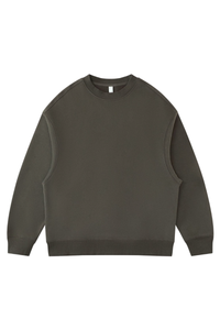 Women's Fall Fleece‑Lined Drop Shoulder Oversized Pullover