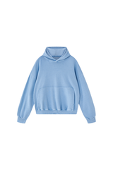Women's Fall 100% Cotton Kangaroo Pocket Washed Hoodies