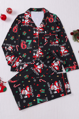 Women's Christmas Tree Printed Christmas Pajama Set