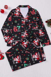 Women's Christmas Tree Printed Christmas Pajama Set