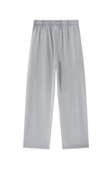 Unisex Fall Washed Snowflake Elastic Waist Sweatpants