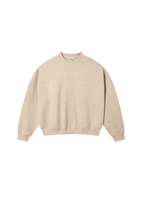 Men's Fall Minimal Relaxed Drop ShoulderCrew Neck Sweatshirt