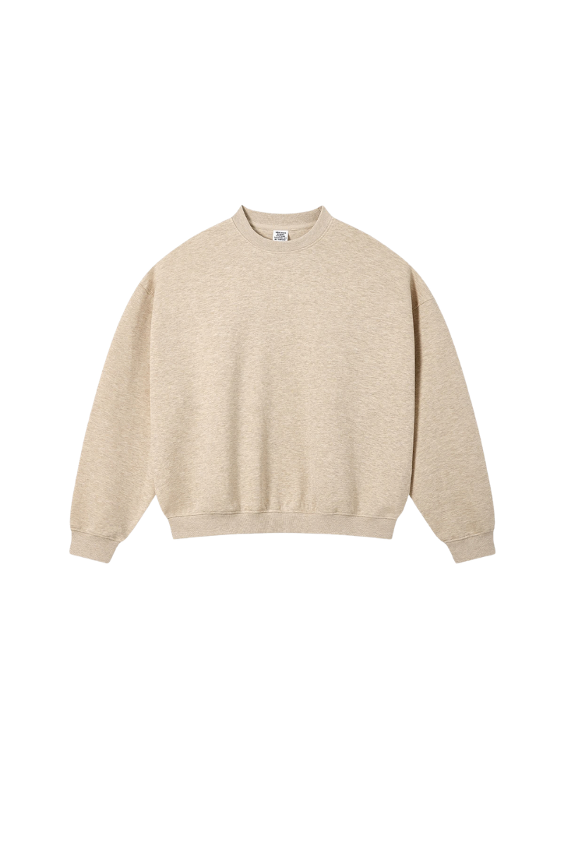 Unisex Fall Minimal Relaxed Drop Shoulder Sweatshirt