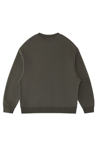 Women's Fall Fleece‑Lined Drop Shoulder Oversized Pullover