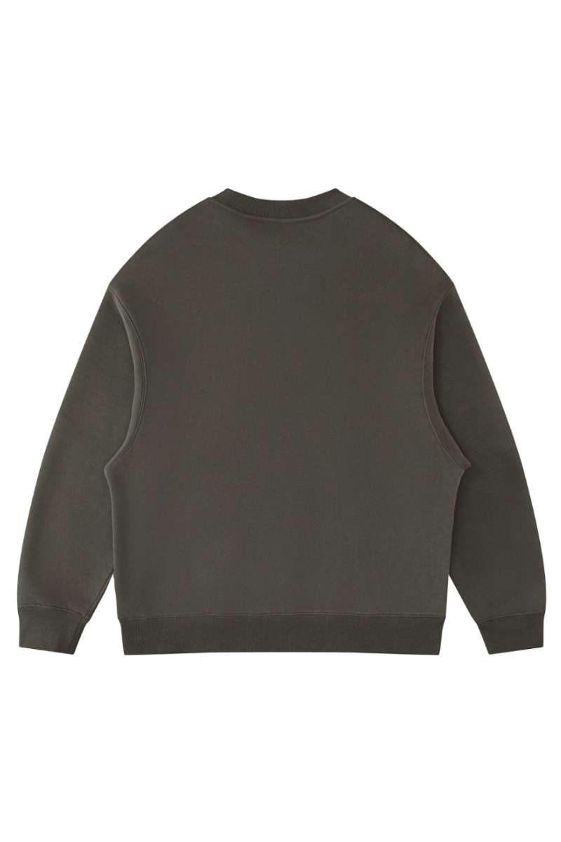 Women's Fall Fleece‑Lined Drop Shoulder Oversized Pullover