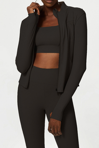 Classic Plus Size Bare Feel Three-piece Yoga Wear Set