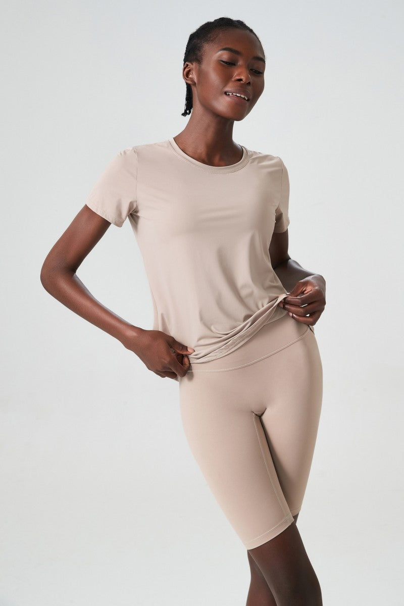 women's plus size high waist yoga suit two piece set