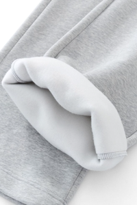 Unisex Fall Drawstring Side Pocket Wide Leg Sweatpants