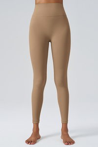 Women's High-waist shaping Tucking Nine-inch Leggings