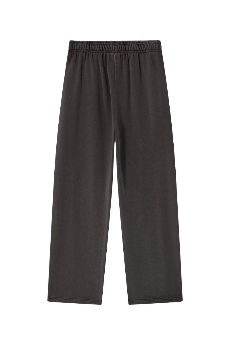 Unisex Fall Washed Snowflake Elastic Waist Sweatpants