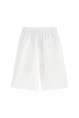Unisex Waffle Knit Breathable Loose Fit Knee Length Shorts