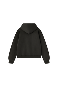 Unisex Fall 100% Cotton Terry Double-Zip Hooded Jacket