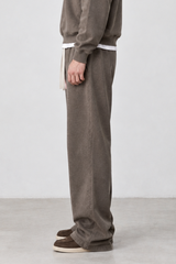 Unisex Fall Heavyweight Drawstring Waist Straight Sweatpants