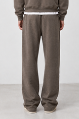 Unisex Fall Heavyweight Drawstring Waist Straight Sweatpants