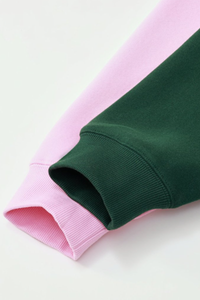 Women's Fall Fleece‑Lined Drop Shoulder Oversized Pullover