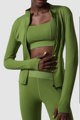 Classic Plus Size Bare Feel Three-piece Yoga Wear Set