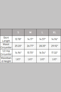 Women's Athletic High Waist Color-Block Strap Tennis Skirt