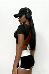 Women's Back Cutout Fitness T-shirt