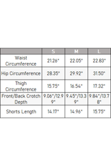 Women's Athletic Colorful Print High-Waist Biker Shorts
