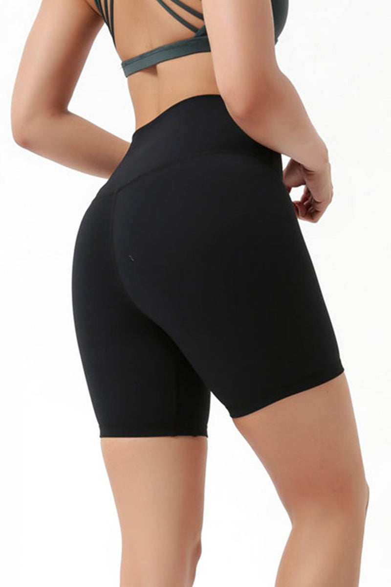 Women High Waist Yoga Shorts