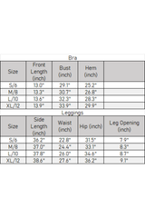 Women's Sports Sets:Cross Back Bra And Side Pocket Leggings