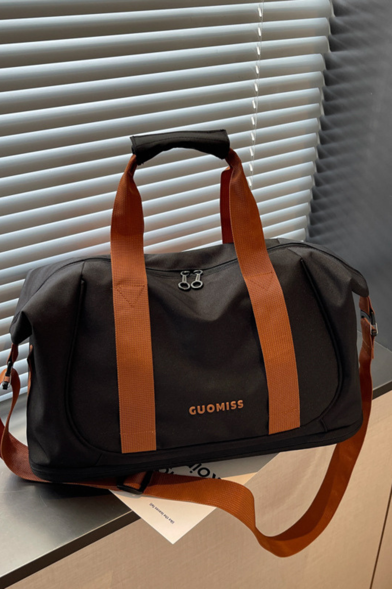 Unisex Wet Dry Separation Color Block Duffle Bag